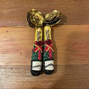 Mignonne Gavigan Champagne Earrings 🥂